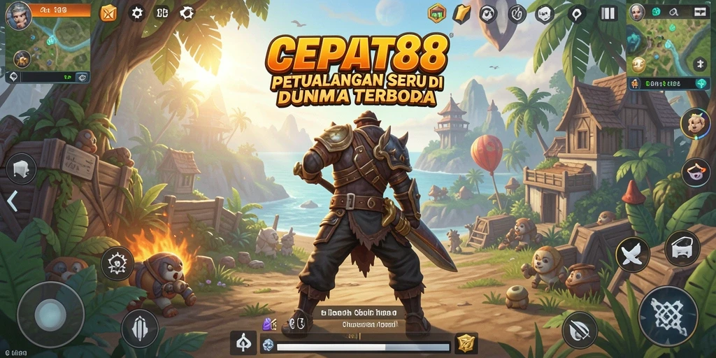Menampilkan gameplay seru di dunia petualangan CEPAT88.