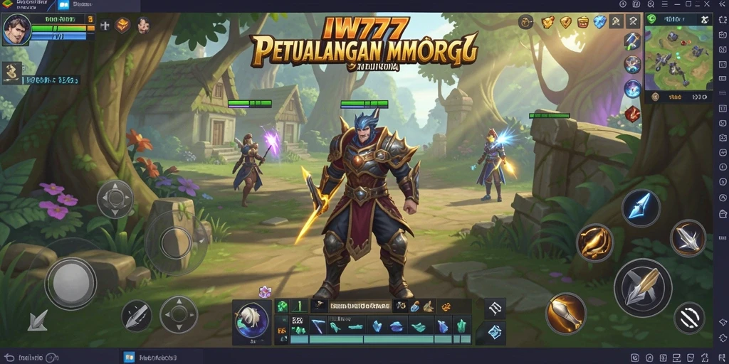 Tampilan gameplay IW777 yang menakjubkan dengan pertarungan epik.