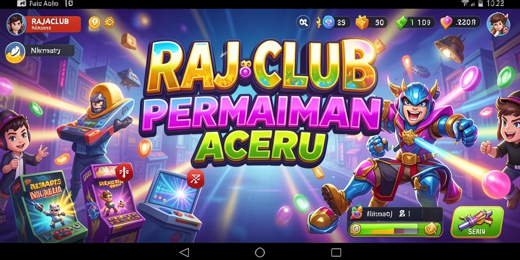 Screenshot gameplay RAJACLUB yang menunjukkan aksi seru dalam permainan Arcade.