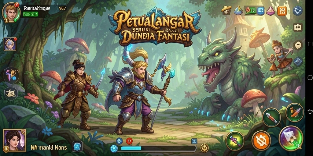 Gameplay seru V07 dengan dunia penuh petualangan dan tantangan.